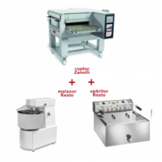 Linie completa covrigarie 650 covrigi/ora - alimentare gaz