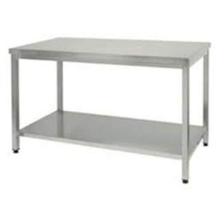 Masa inox 1400 cu polita